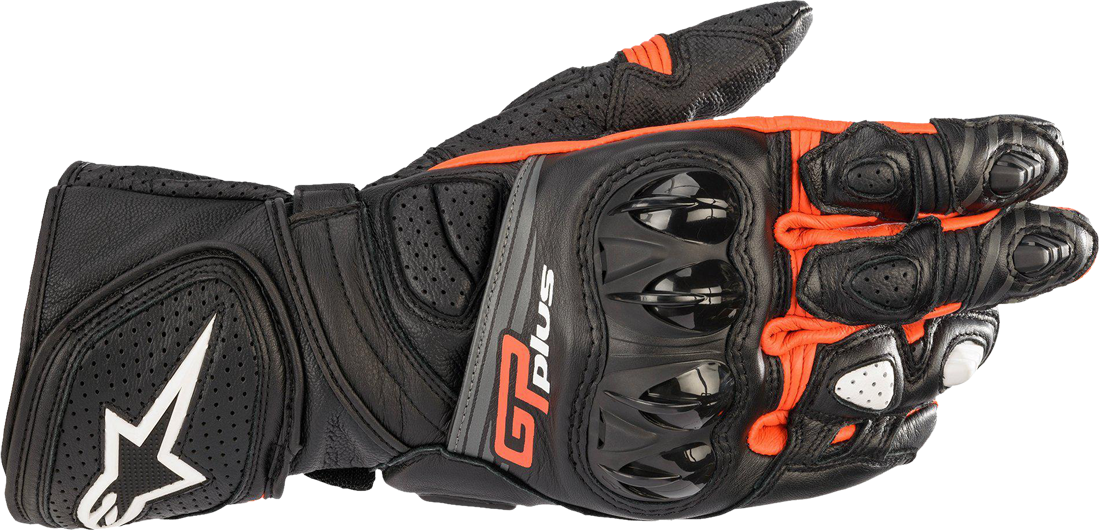 Alpinestars Guantes de Moto  GP Plus R V2 Negro-Rojo