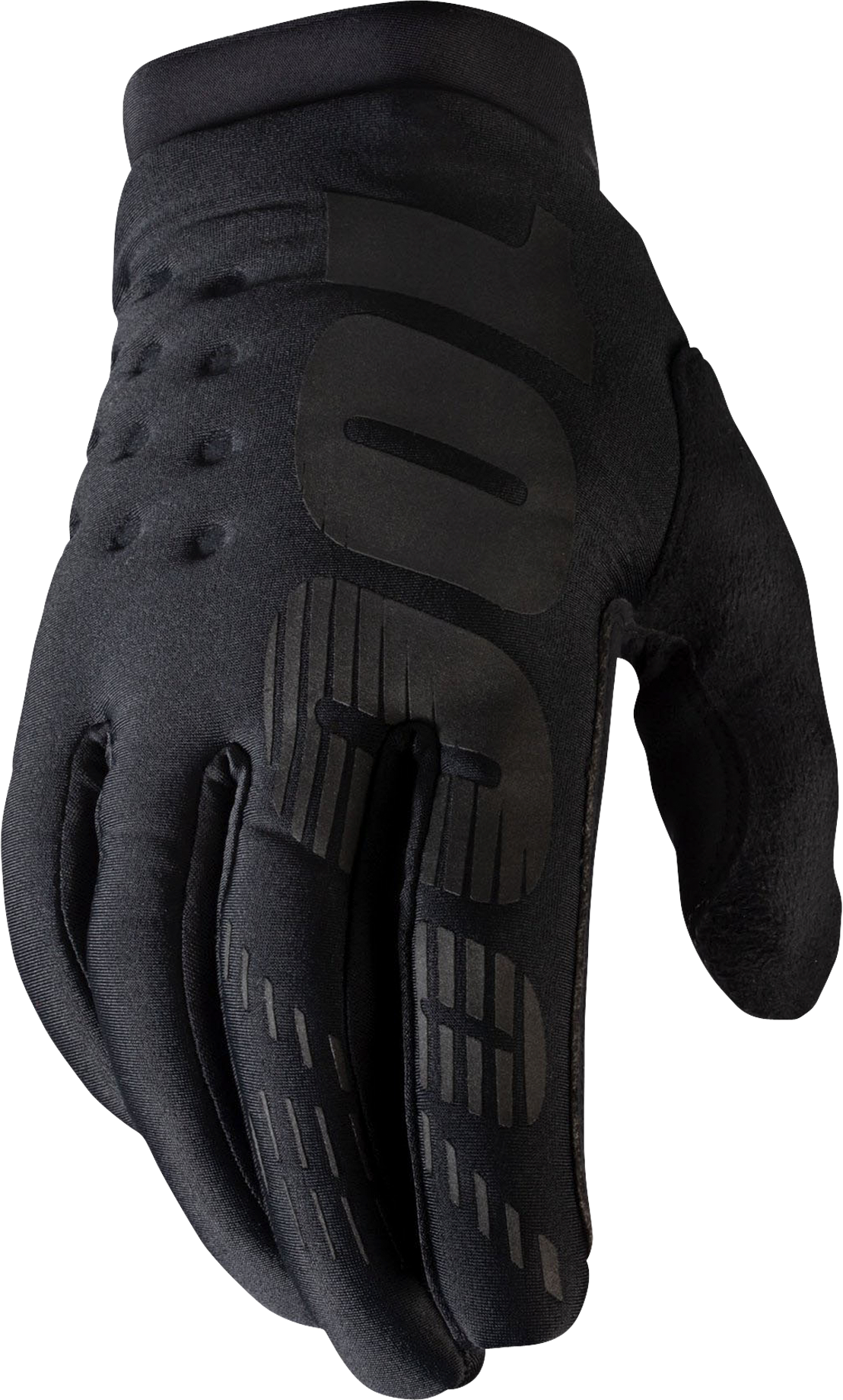 100% Guantes de Cross Mujer  Brisker Negro-Gris