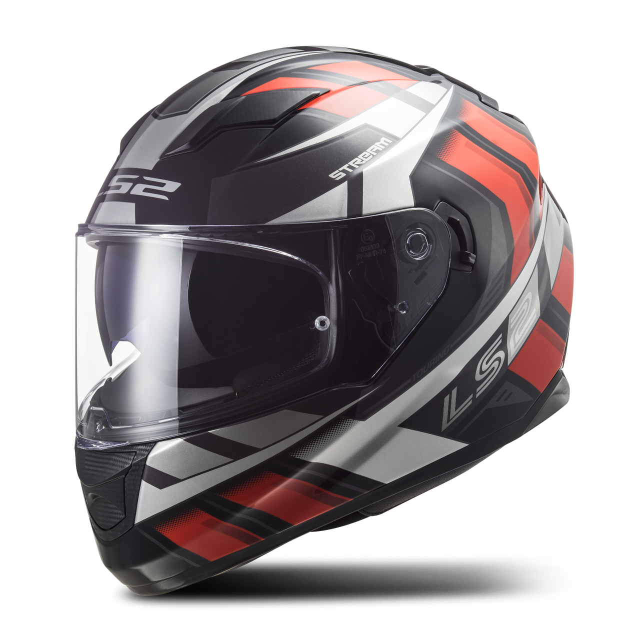 LS2 Casco Integral  FF320 STREAM EVO LOOP Negro-Rojo