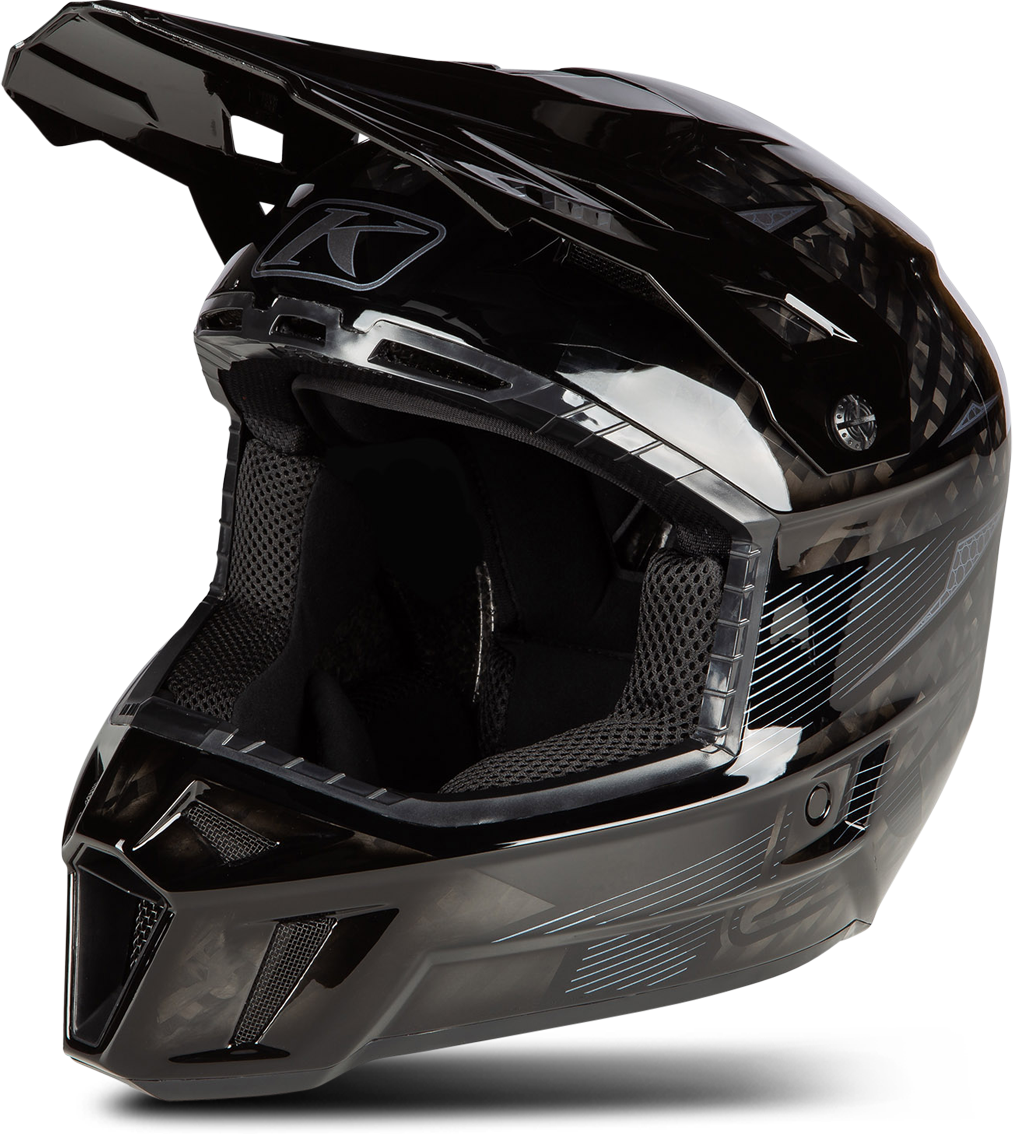 KLIM Casco de Cross  F3 Carbon Pro Striker Carbono Negro