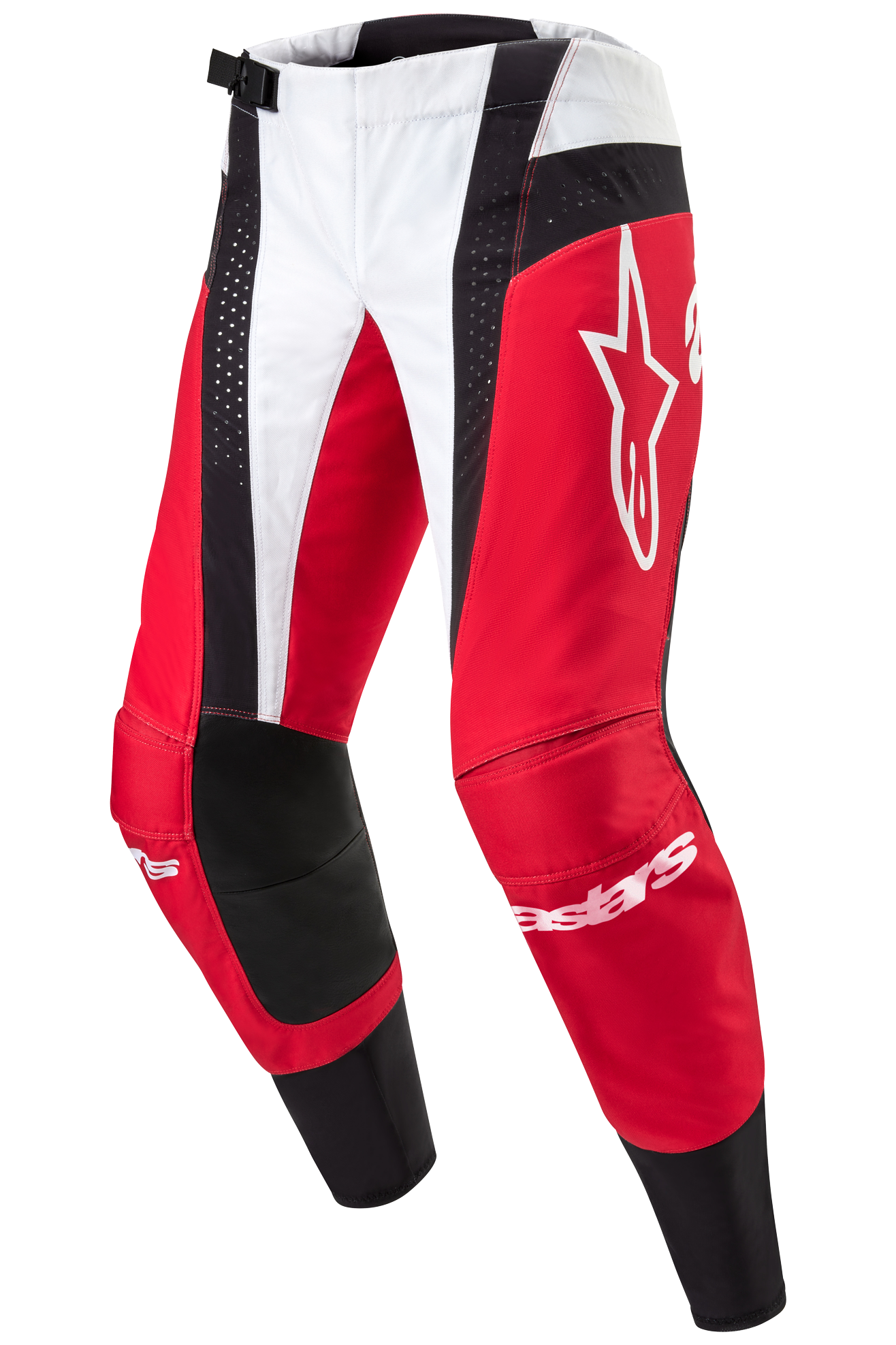 Alpinestars Pantalones de Cross  Techstar Ocuri Rojo Marte-Blanco-Negro