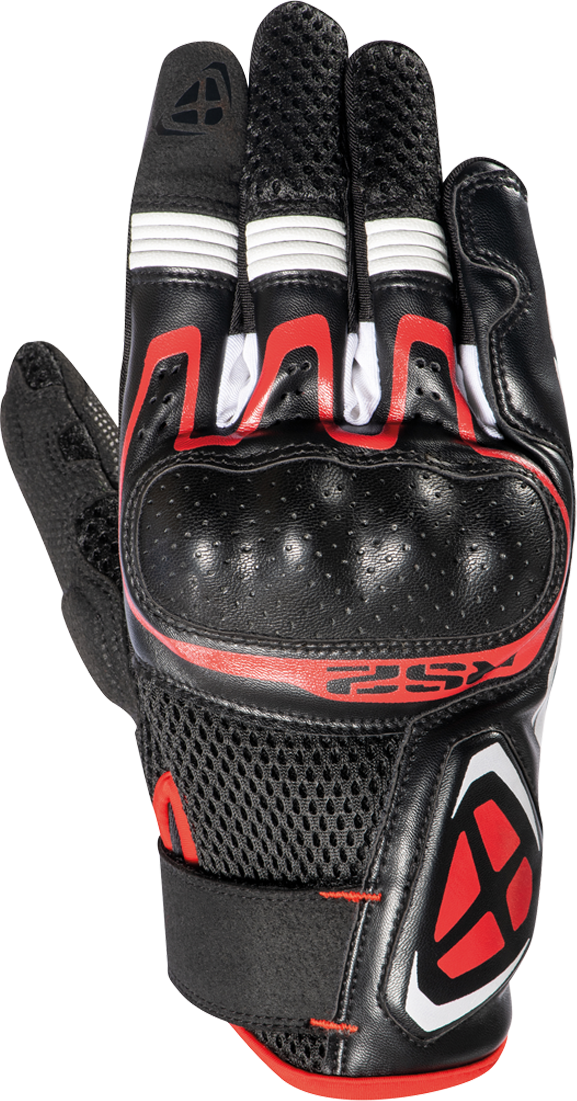 Ixon Guantes de Moto  RS2 Negro-Blanco-Rojo