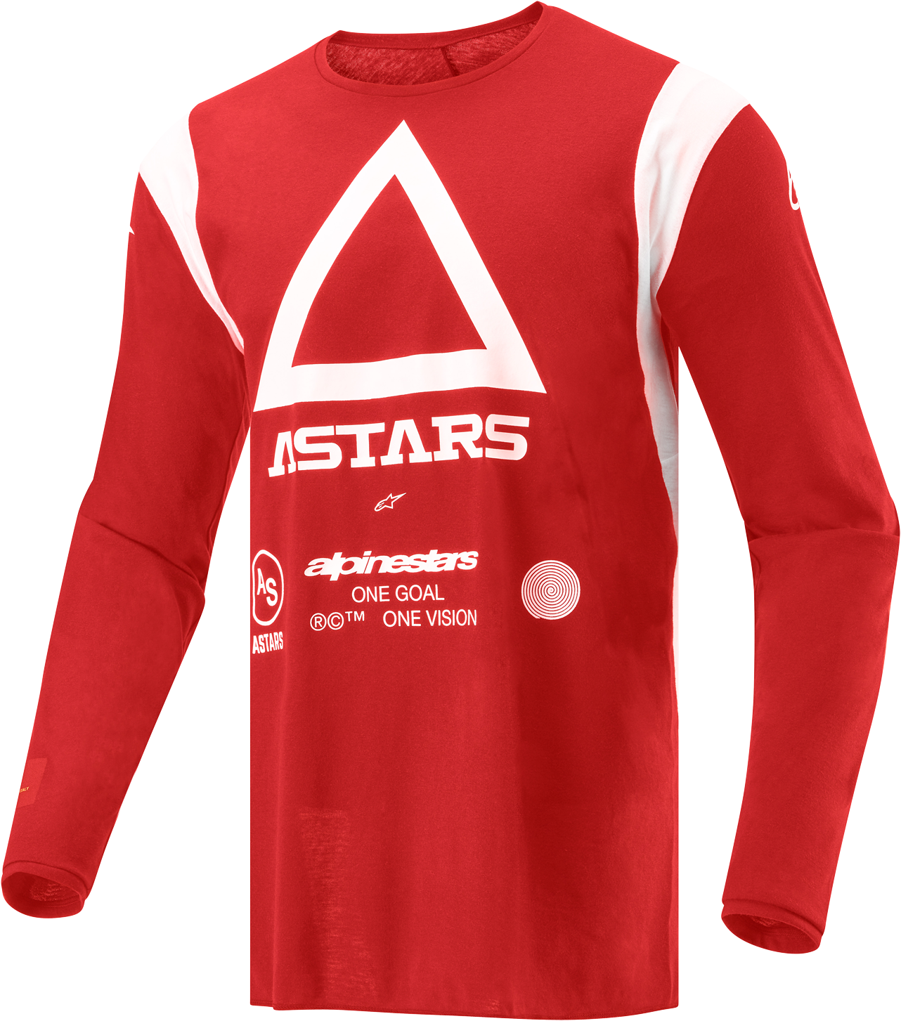 Alpinestars Camiseta de Cross  Techdura Rojo Brillante