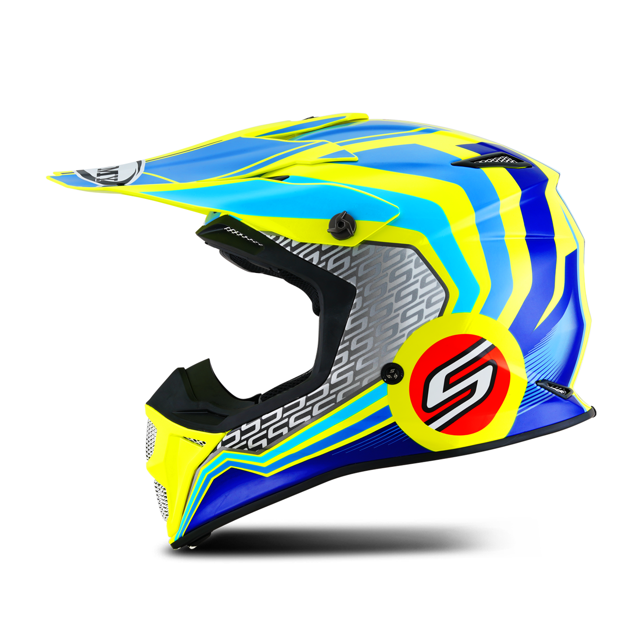 Suomy Casco de Cross  Speed Pro Forward Azul-Amarillo