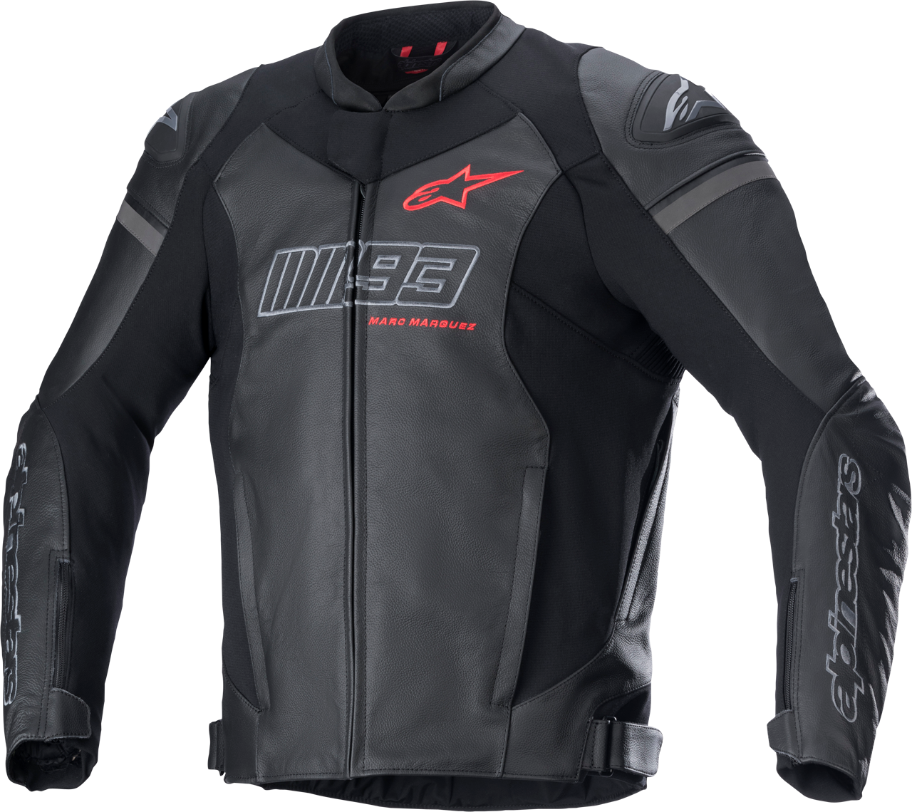 Alpinestars Chaqueta de Moto  MM93 Track Negro-Rojo Brillante