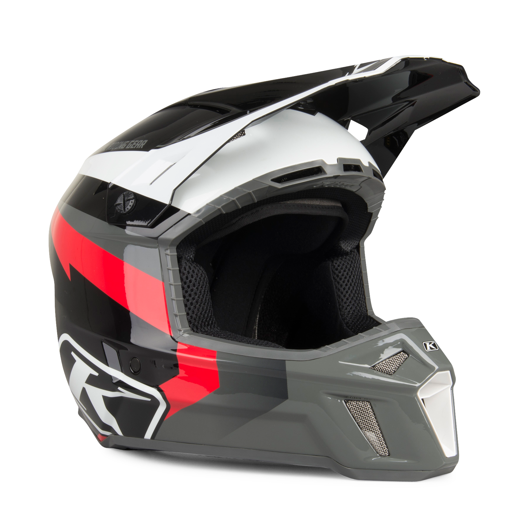 KLIM Casco de Cross  F3 Rojo Brillante