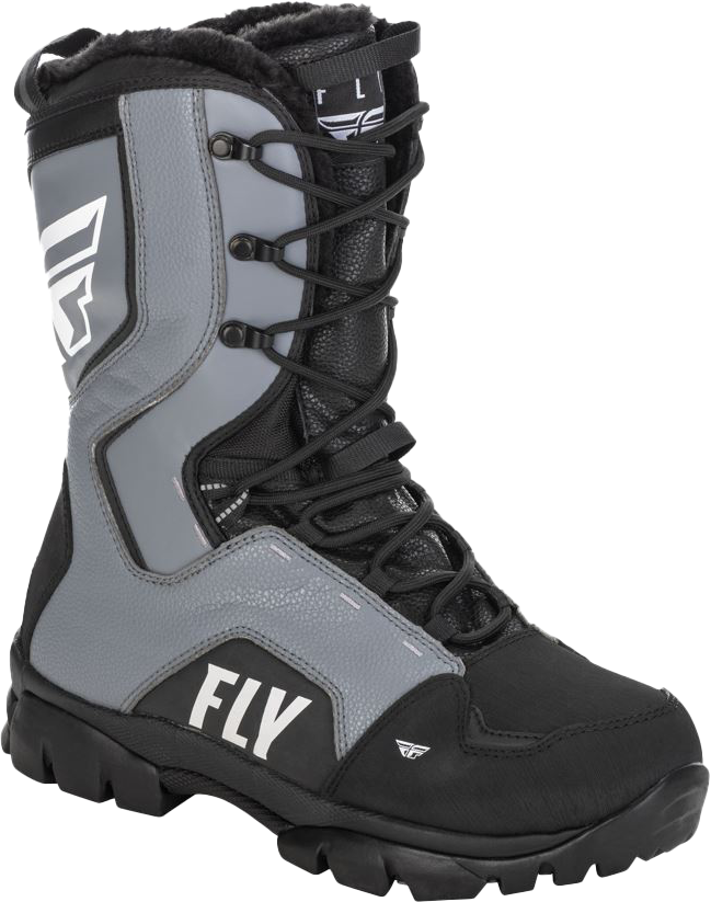 FLY Racing Botas de Moto de Nieve  Marker Negro-Gris