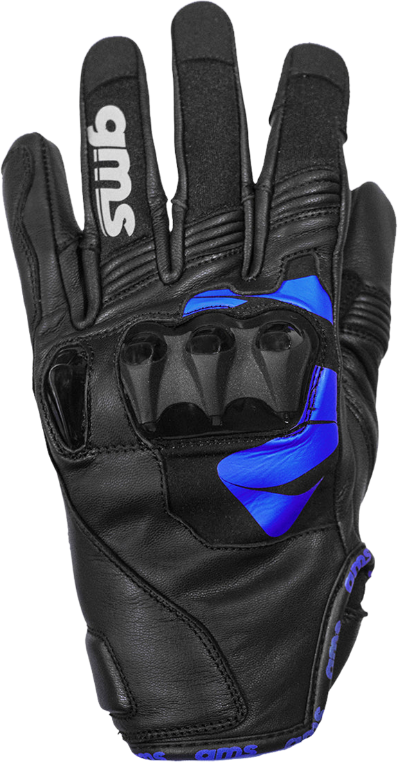 GMS Guantes de Moto  Curve Azul-Negro