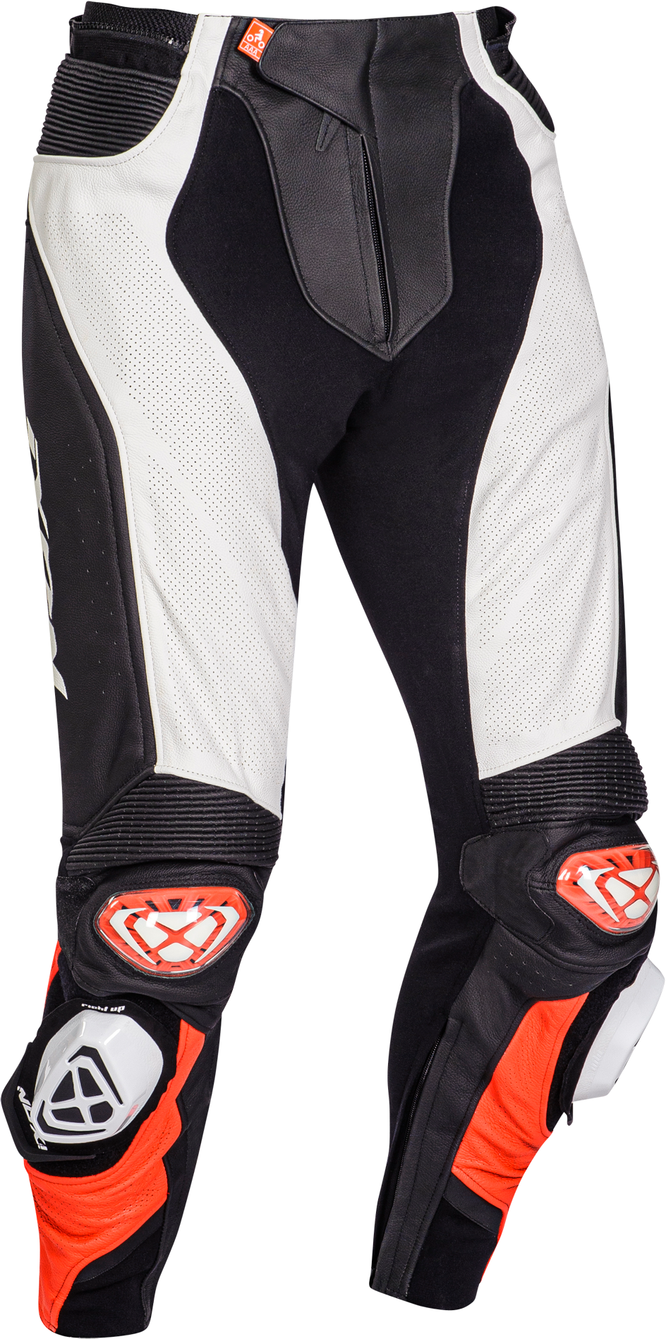 Ixon Pantalones de Moto  Vendetta Evo Negro-Blanco-Rojo