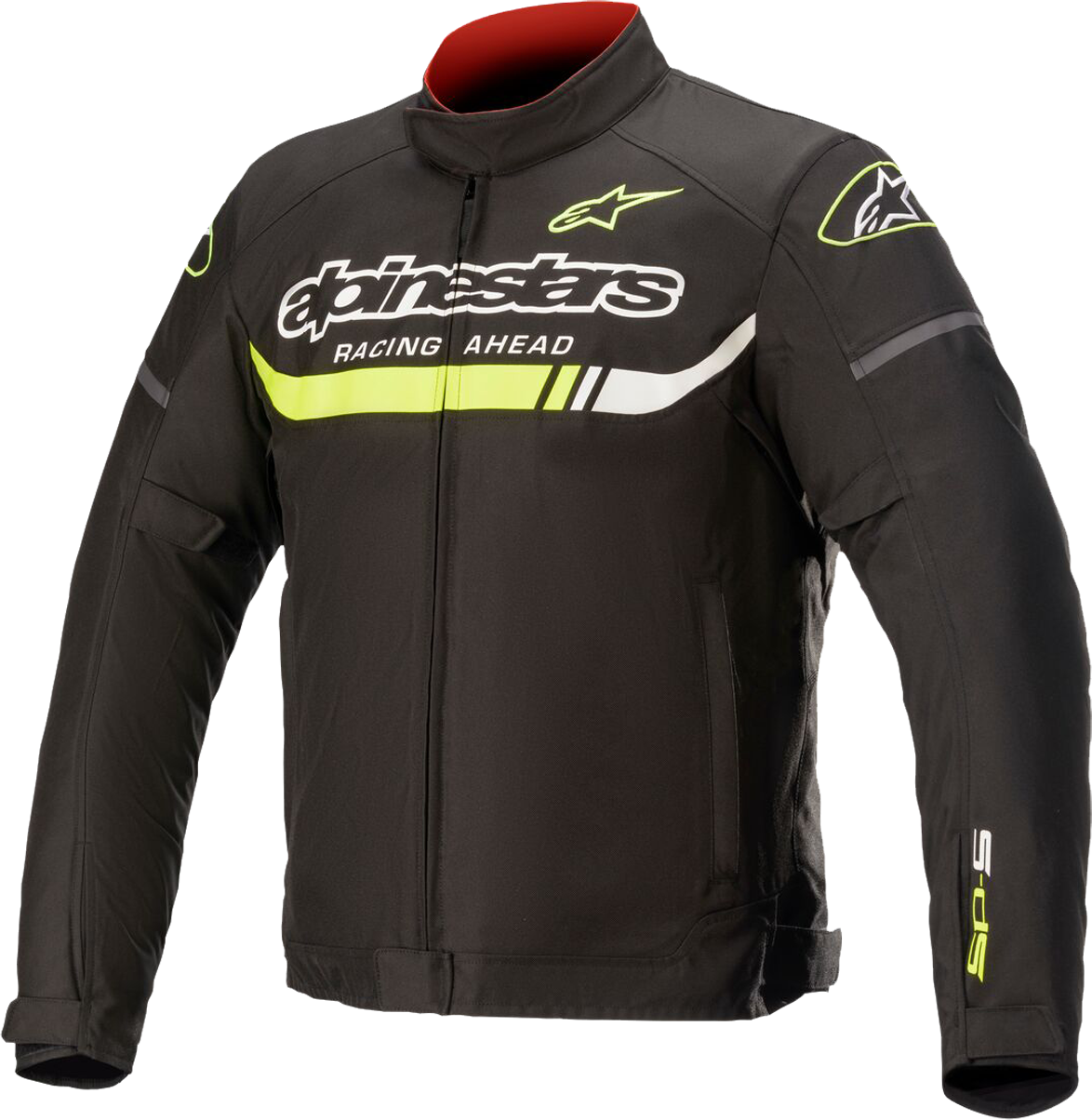 Alpinestars Chaqueta de Moto Impermeable  T-SP S Ignition Negro-Amarillo Fluo