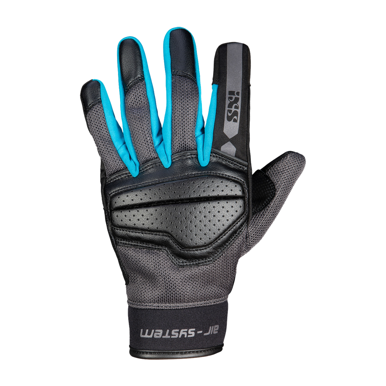 iXS Guantes de Moto para Mujer  Classic Evo-Air Negro-Turquesa