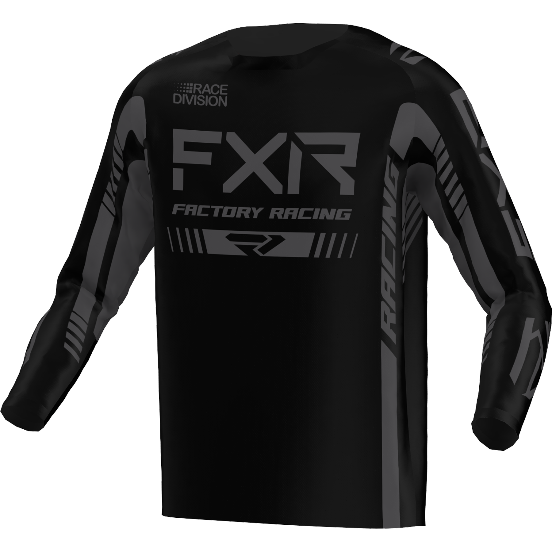FXR Camiseta de Cross  Clutch Negro Ops