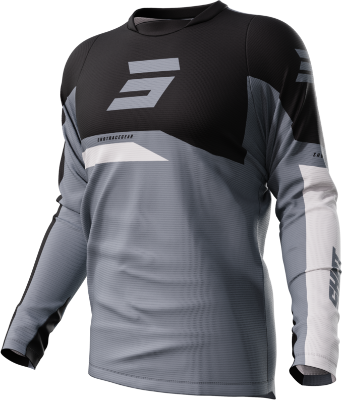 Shot Race Gear Camiseta de Cross Shot Devo Gris Estrella