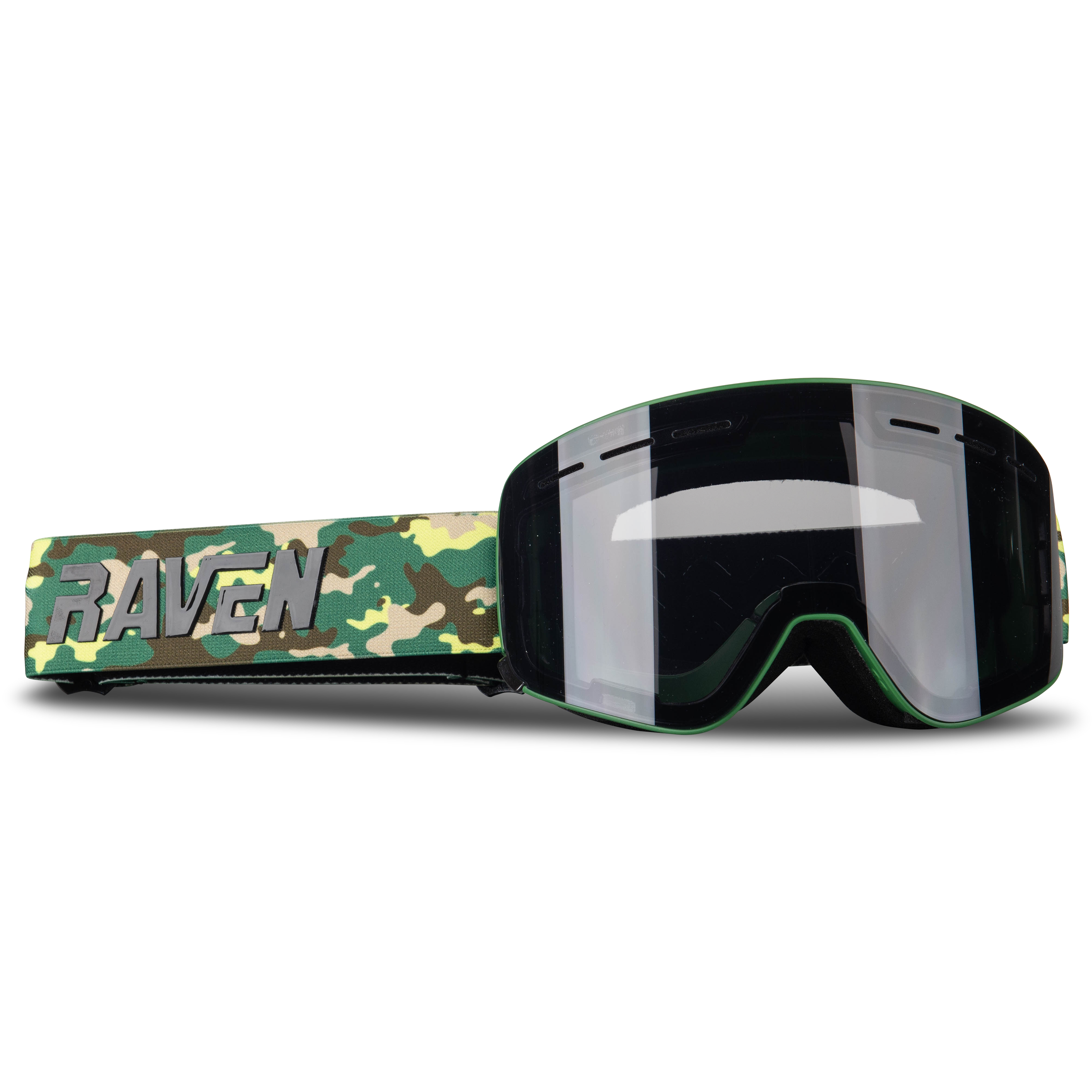 Raven Gafas de Nieve  Edge VentMax Magnetic Camuflaje-Verde