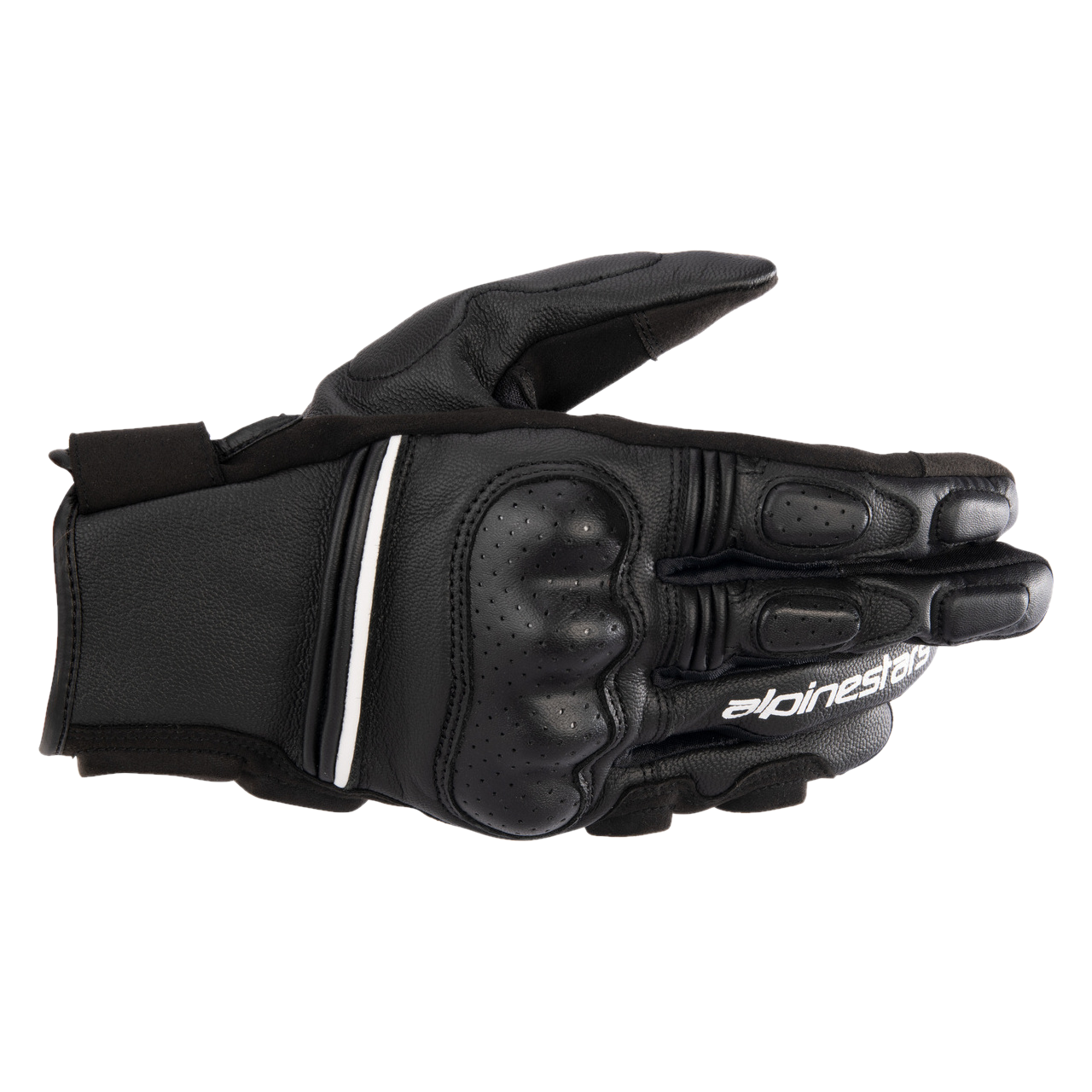 Alpinestars Guantes de Moto  Phenom Piel Negro-Blanco