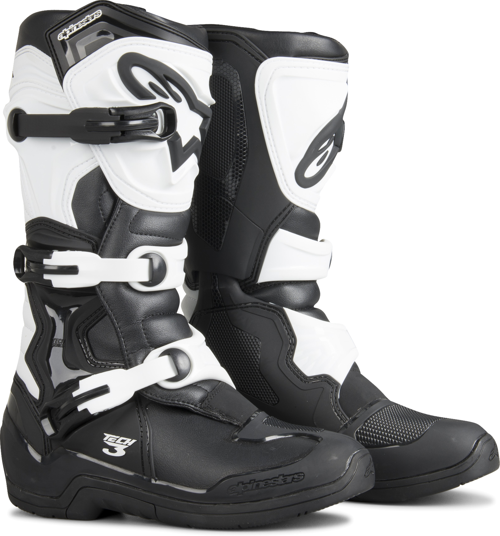 Alpinestars Botas de Cross  Tech 3 Negro-Blanco