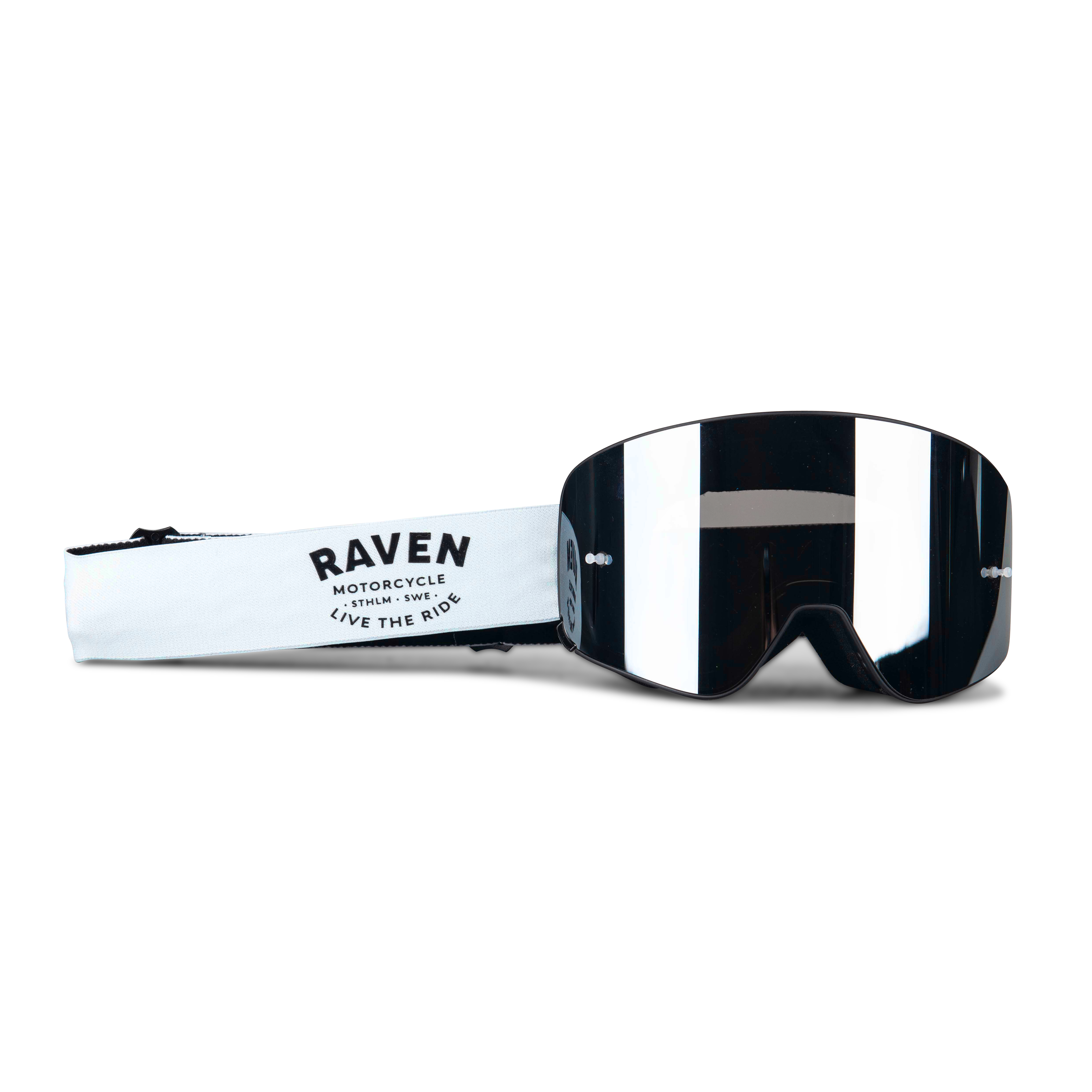Raven Gafas de Cross  Edge Magnetic Negro–Azul Espejo Plateado