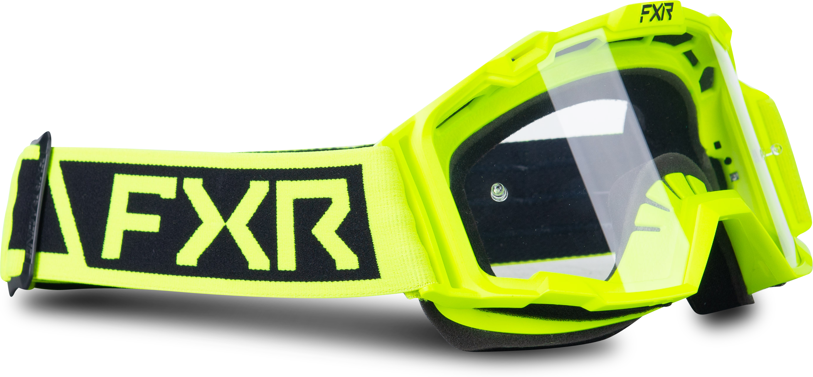 FXR Gafas de Cross Niño  Maverick Lente Transparente Hivis-Negro