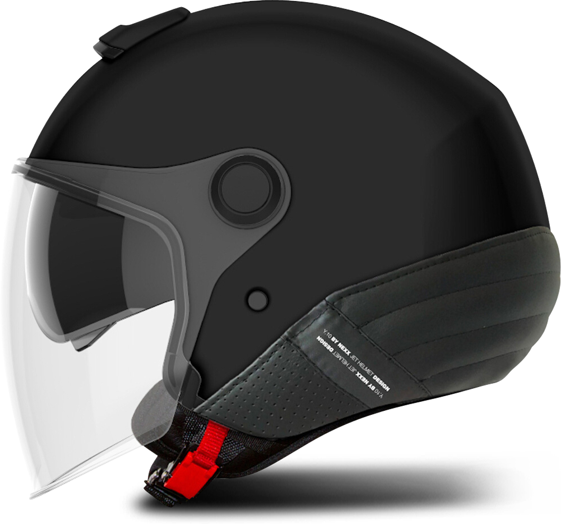 Nexx Casco Jet  Y.10 Cali Negro Mate