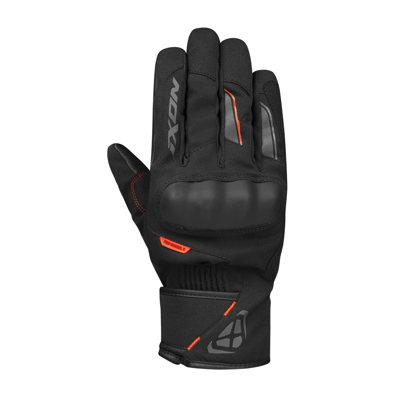 Ixon Guantes de Moto  Pro Russel 2 Negro-Gris-Naranja