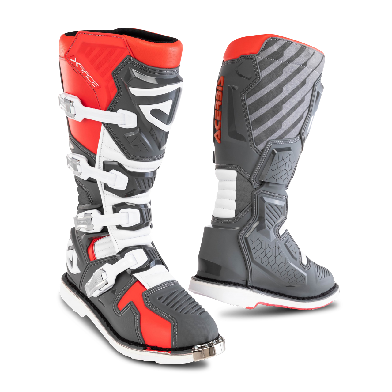 Acerbis Botas de Cross  X-Race Rojo-Gris