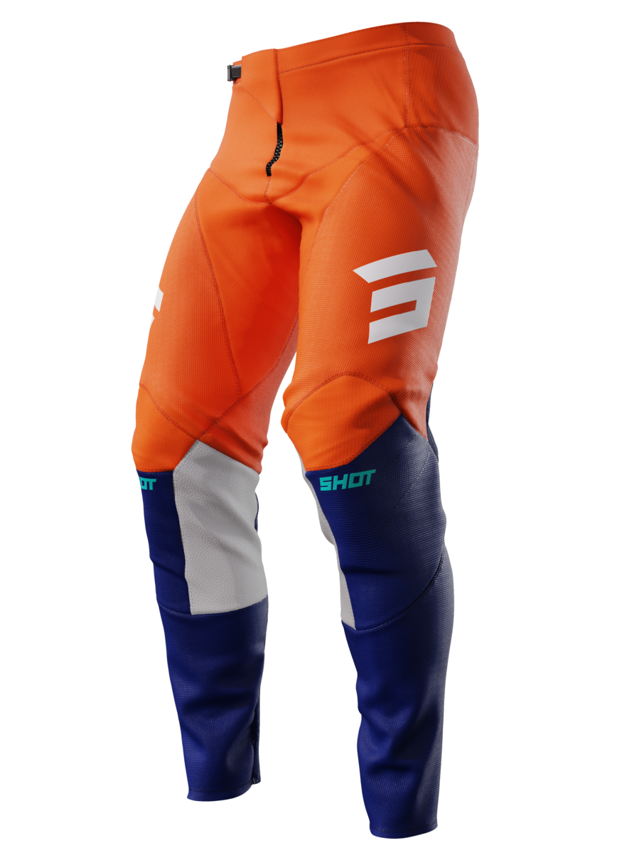 Shot Race Gear Pantalones de Cross Shot Contact Naranja Hierro