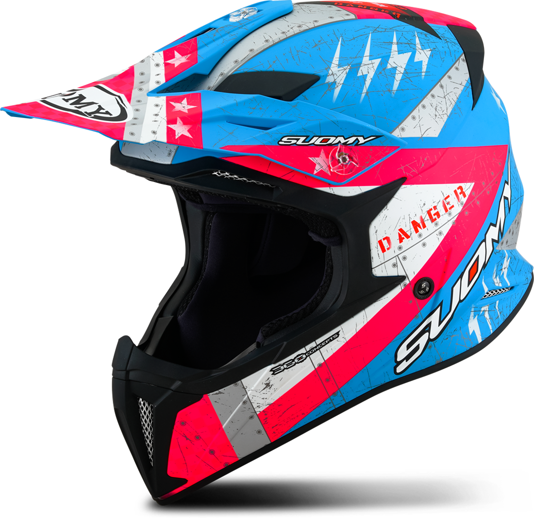 Suomy Casco de Cross  X-Wing Jetfighter Rosa Mate