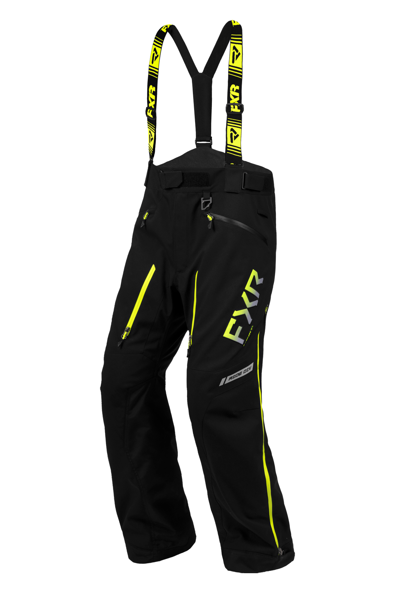 FXR Pantalones de Nieve  Helium X Negro-Hivis