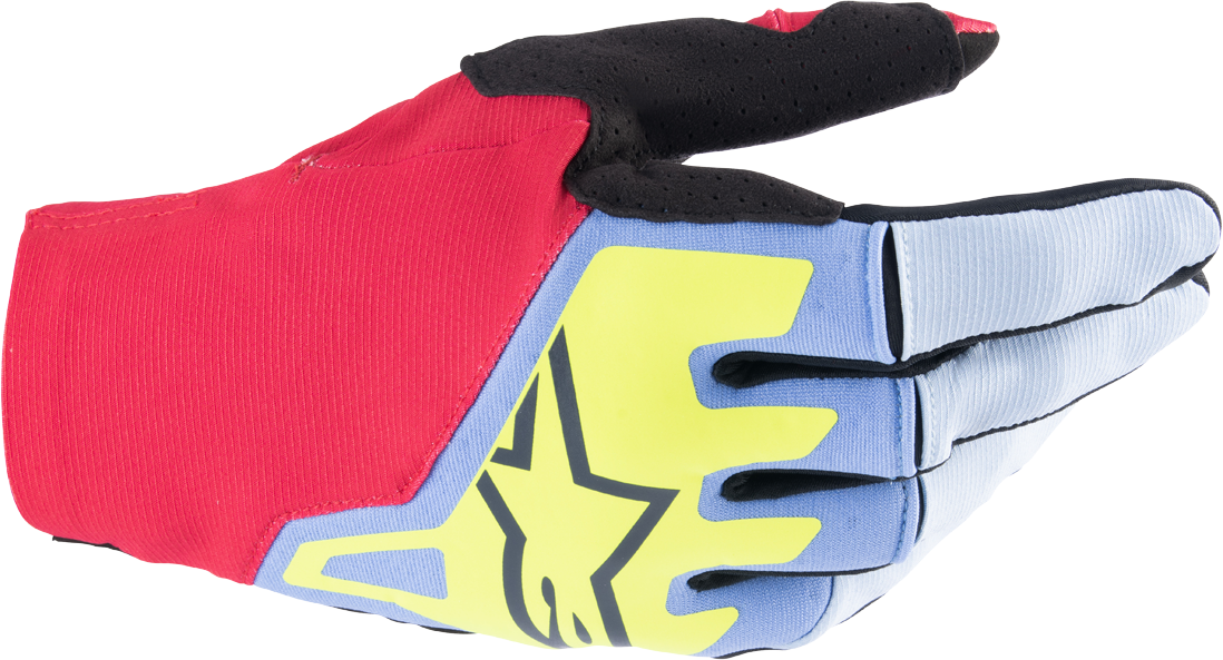 Alpinestars Guantes de Cross  Techstar Azul Claro-Rojo-Negro