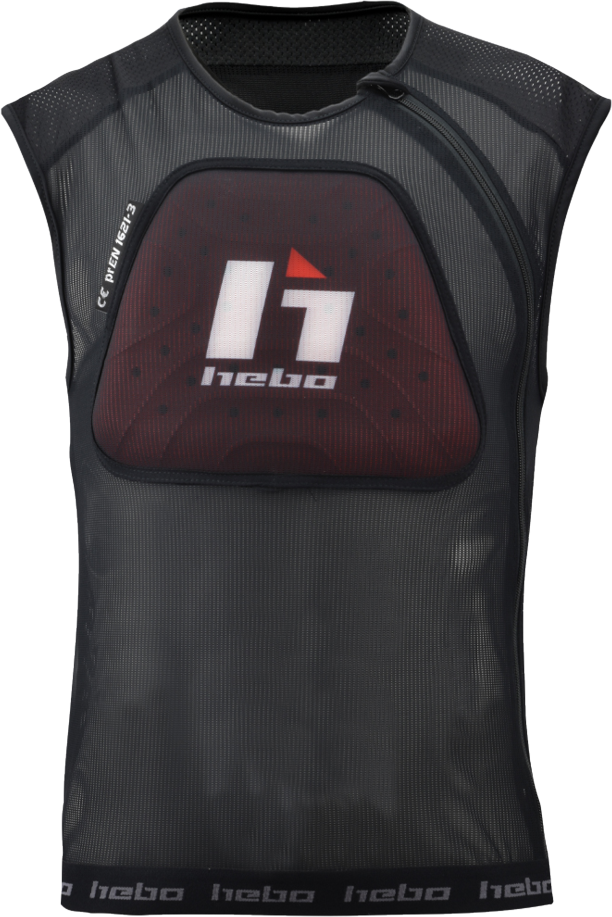 Hebo Chaleco de Cross Protección  Defender Pro Negro