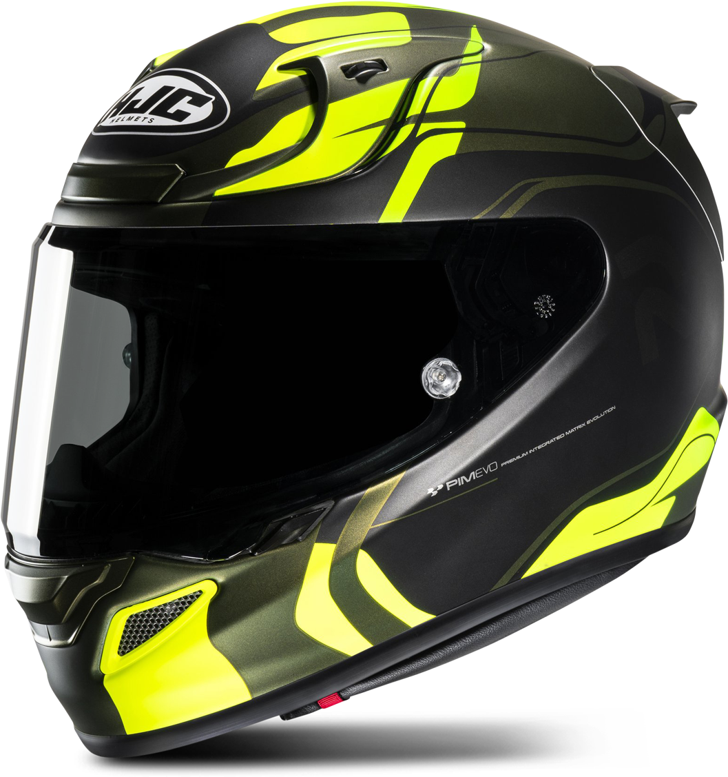 HJC Casco Integral  RPHA 12 Lawin MC4SF Negro-Amarillo Flúor-Verde