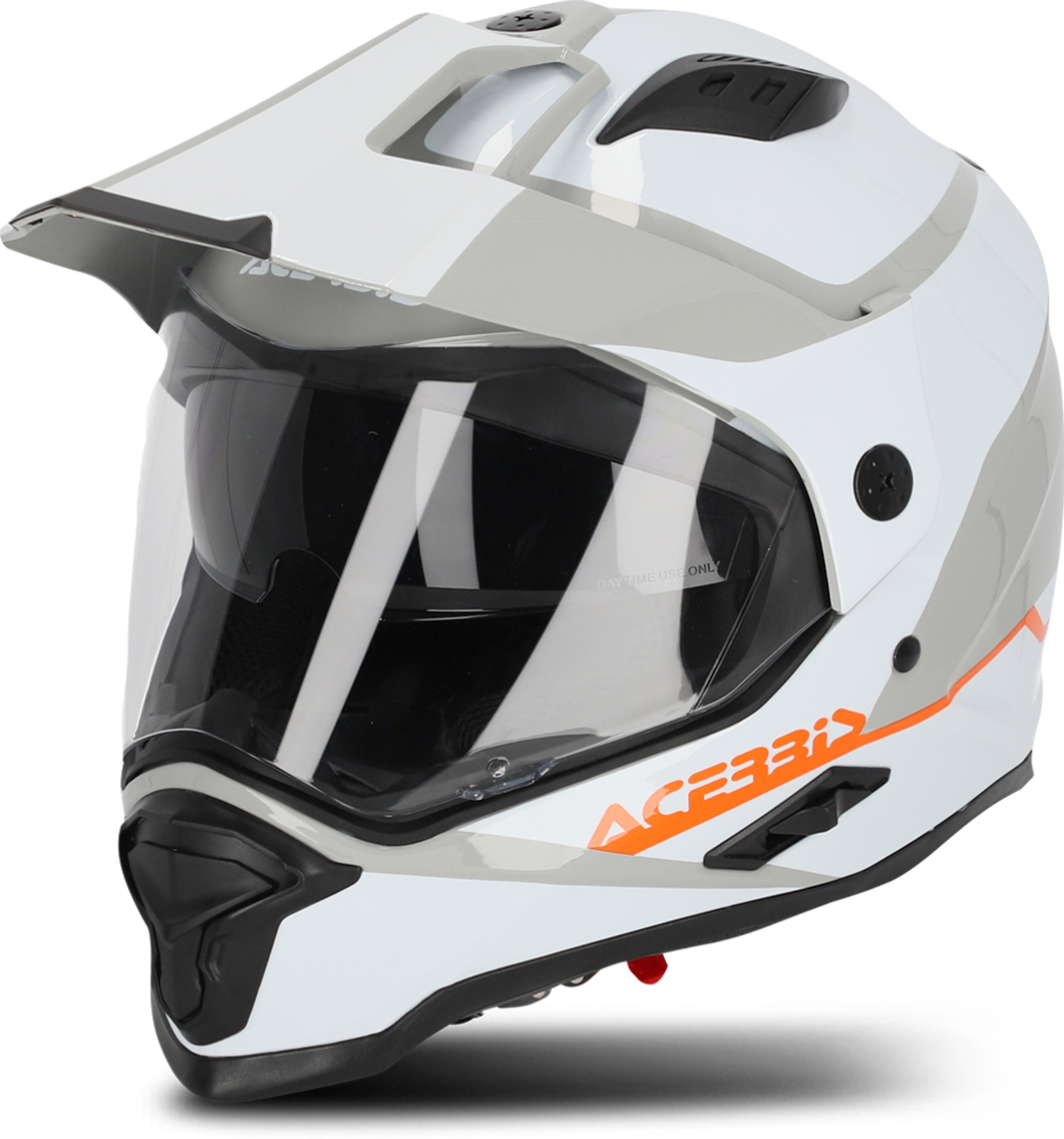 Acerbis Casco Adventure   Reactive Blanco-Gris