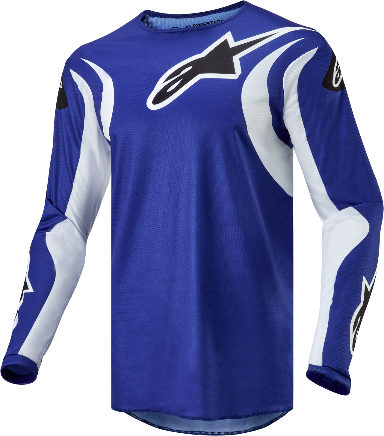 Alpinestars Camiseta de Cross Fluid Lucent  Azul Rayo-Blanco