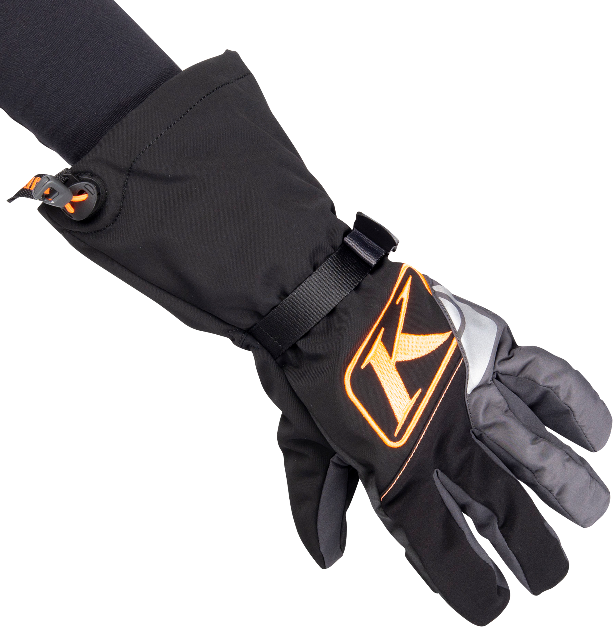 KLIM Guantes de Moto de Nieve  ate Gauntlet Naranjas