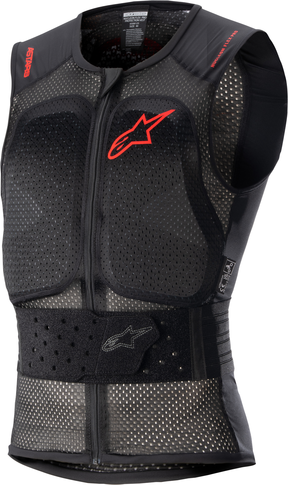 Alpinestars Chaleco Protector  Nucleon Flex Pro Rojo Ahumado-Negro