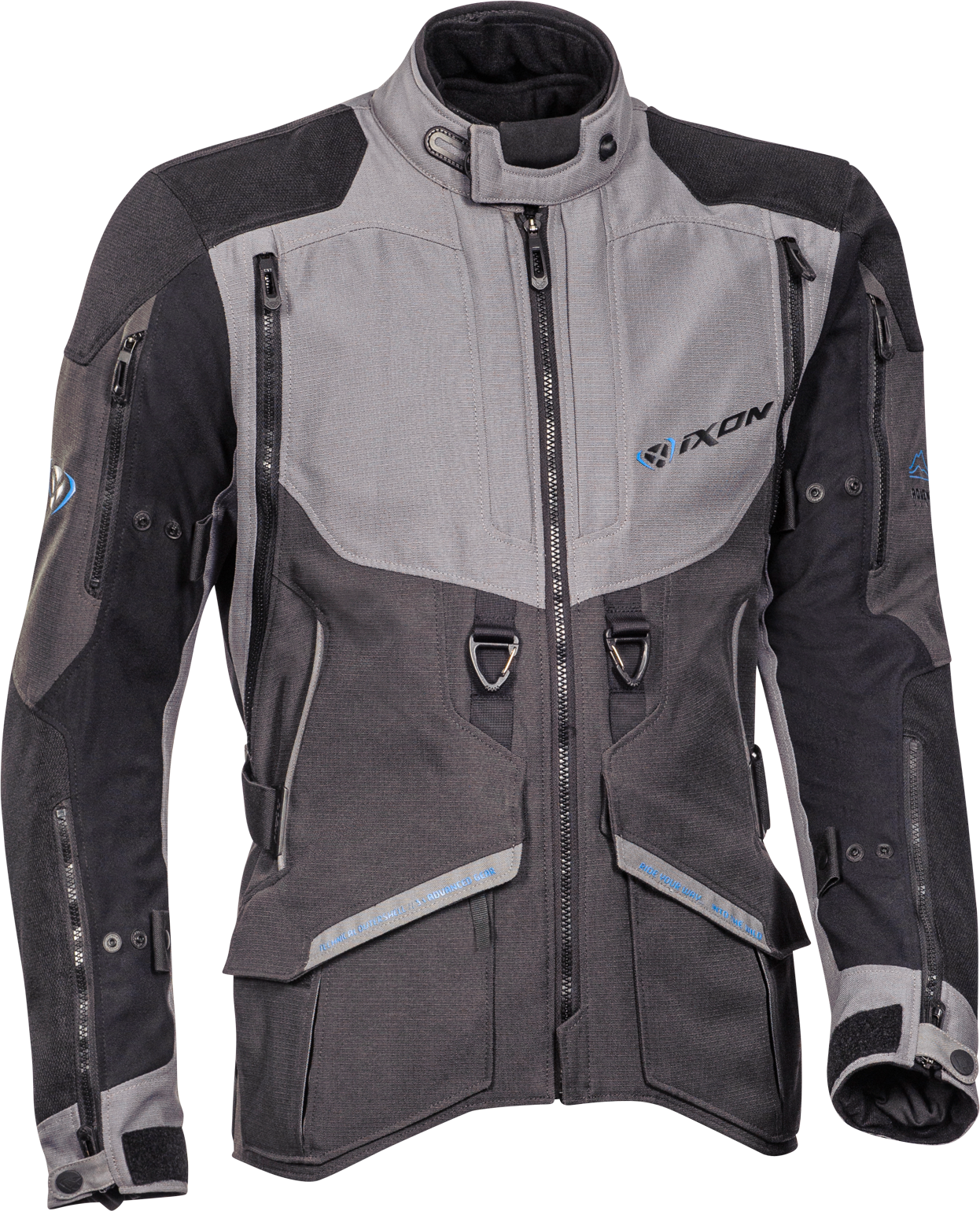 Ixon Chaqueta de Moto  Ragnar Antracita-Gris-Azul