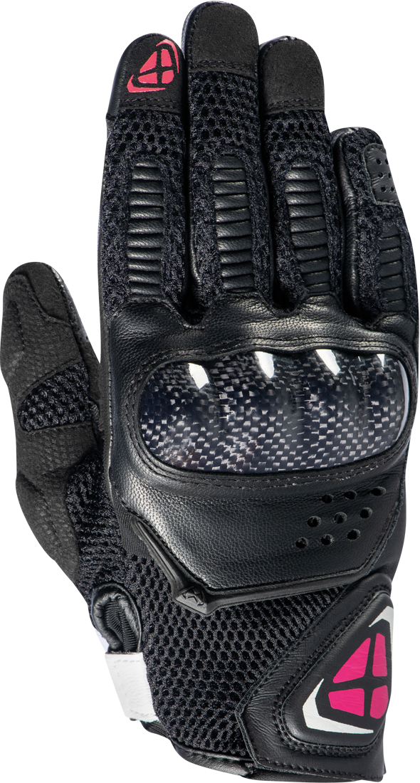 Ixon Guantes de Moto para Mujer  RS4 Air Negro-Fúcsia