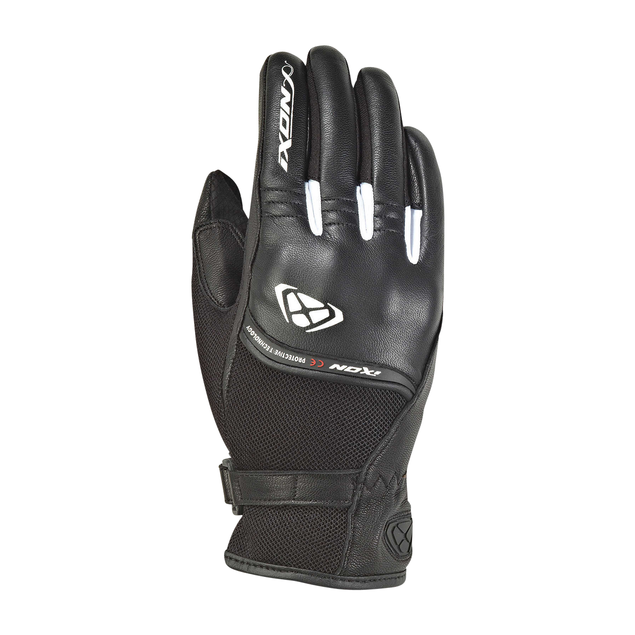 Ixon Guantes de Moto para Mujer  RS Shine 2 Negro-Blanco