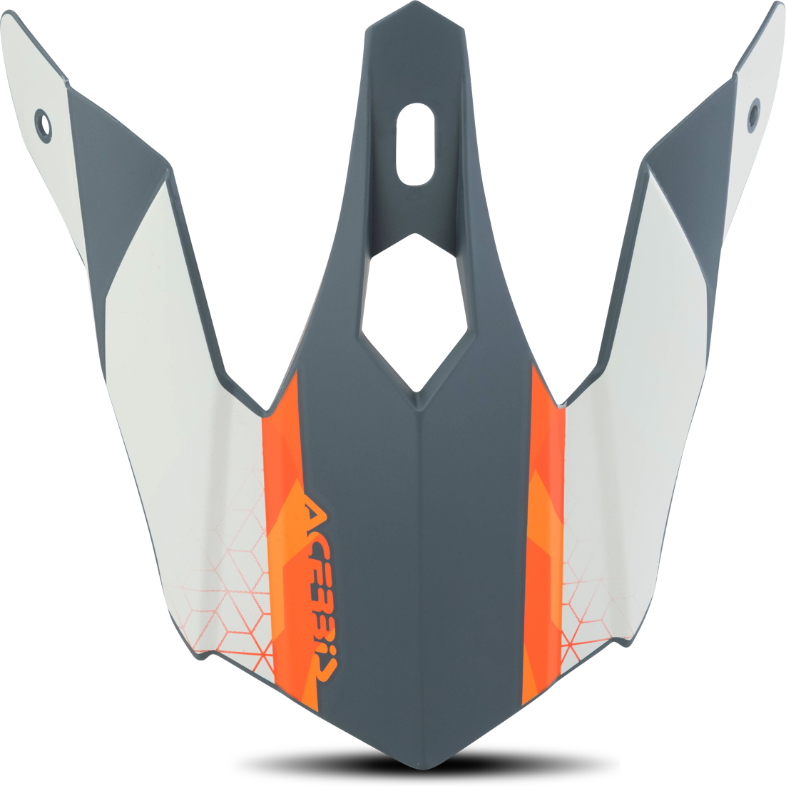 Acerbis Visera de Casco  Steel Niño Naranja-Gris