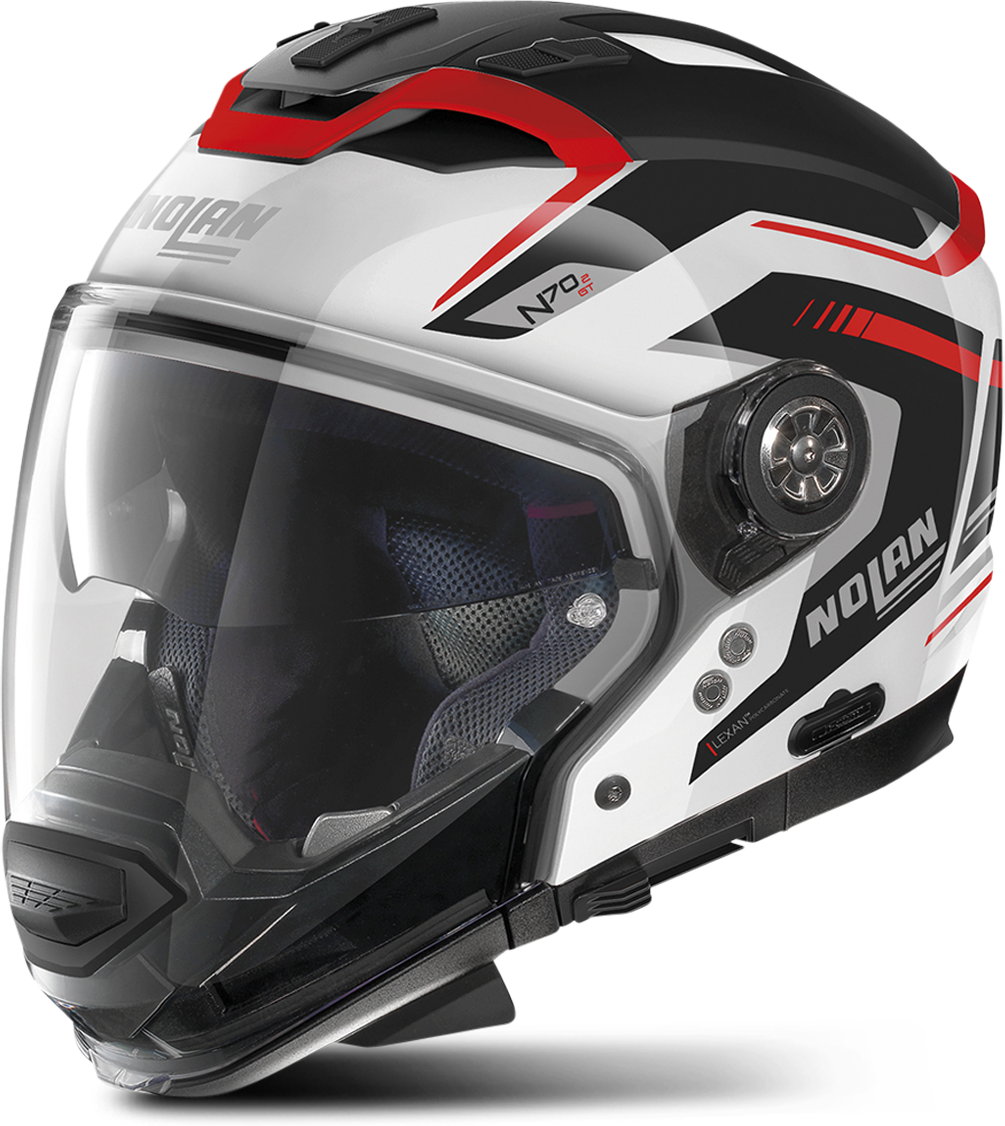 Nolan Casco Adventure  N70-2 GT Switchback N-COM Blanco Metal 60