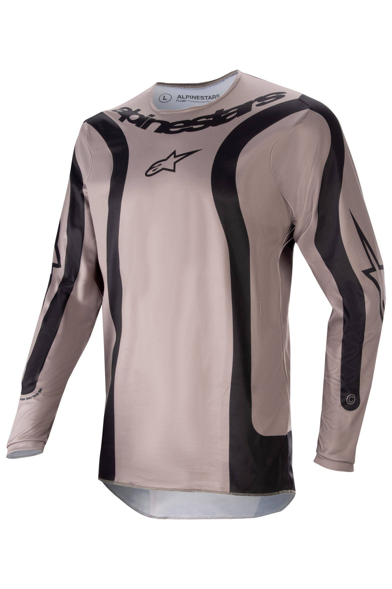 Alpinestars Camiseta de Cross  Fluid Lurv Negro