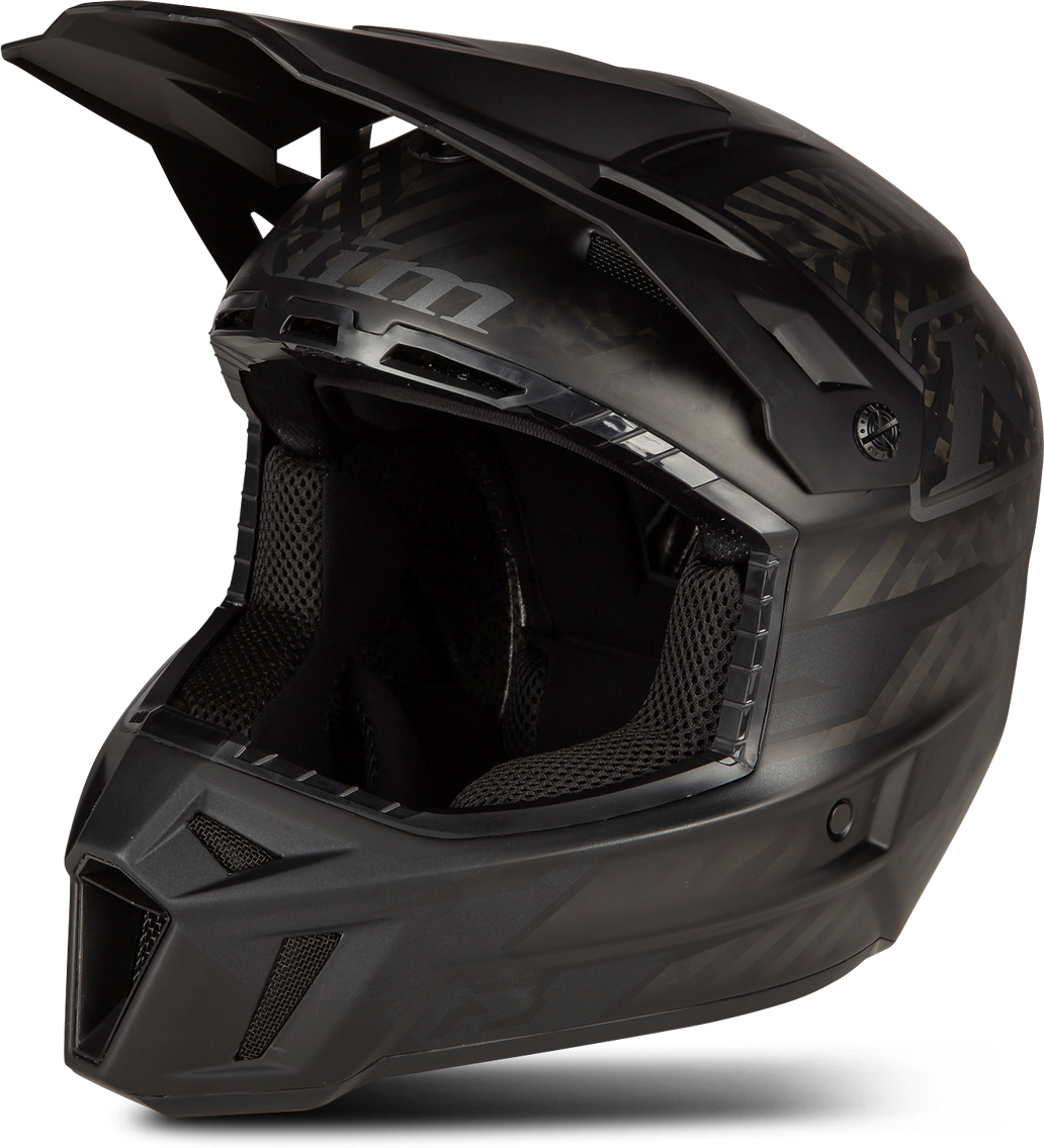 KLIM Casco de Cross  F3 Carbon Negro Mate