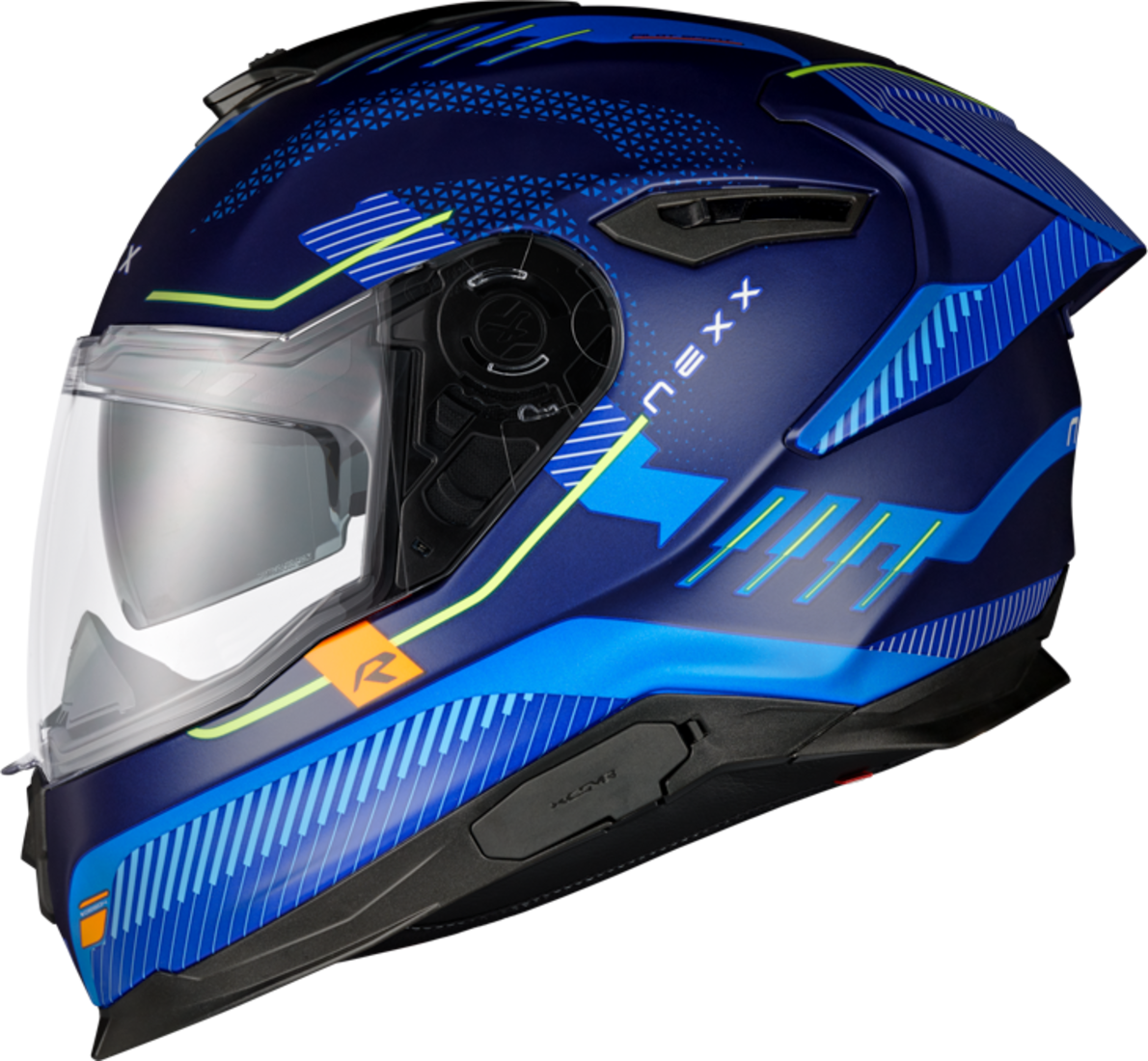 Nexx Casco Integral  Y.100R Baron Azul Índigo MT