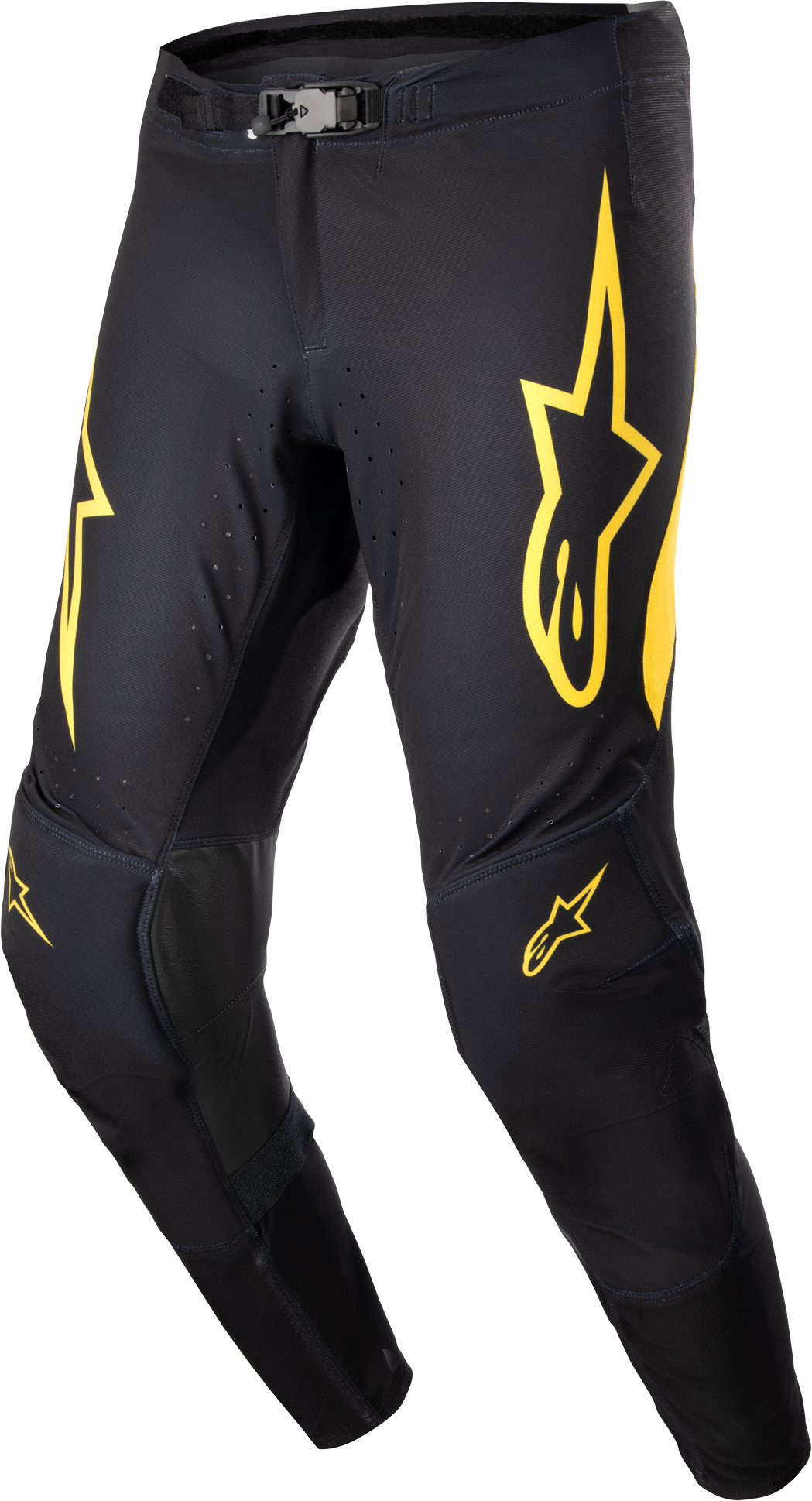 Alpinestars Pantalones de Cross  Supertech Ward Negro-Amarillo