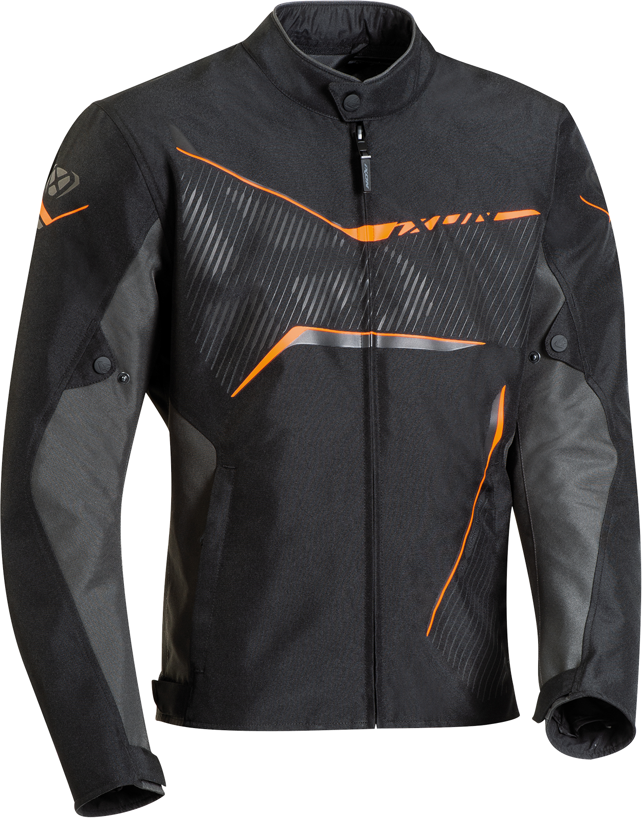 Ixon Chaqueta de Moto  Slash Negro-Naranja