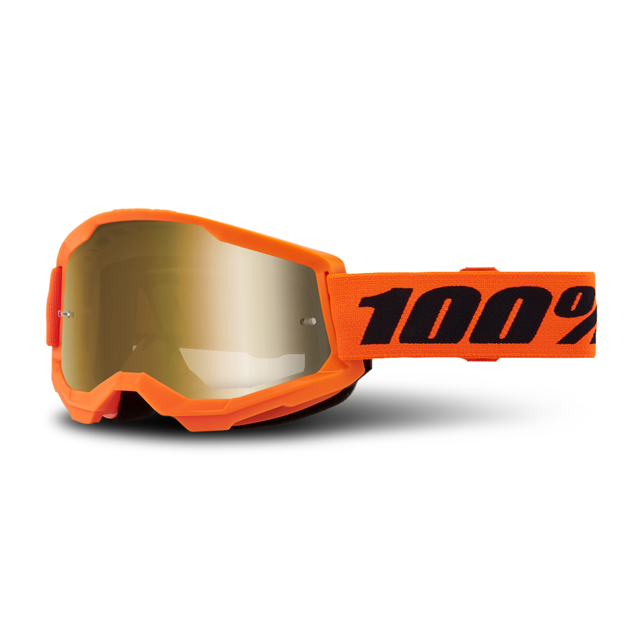 100% Gafas de Cross Niño  Strata 2 Naranja-Dorado