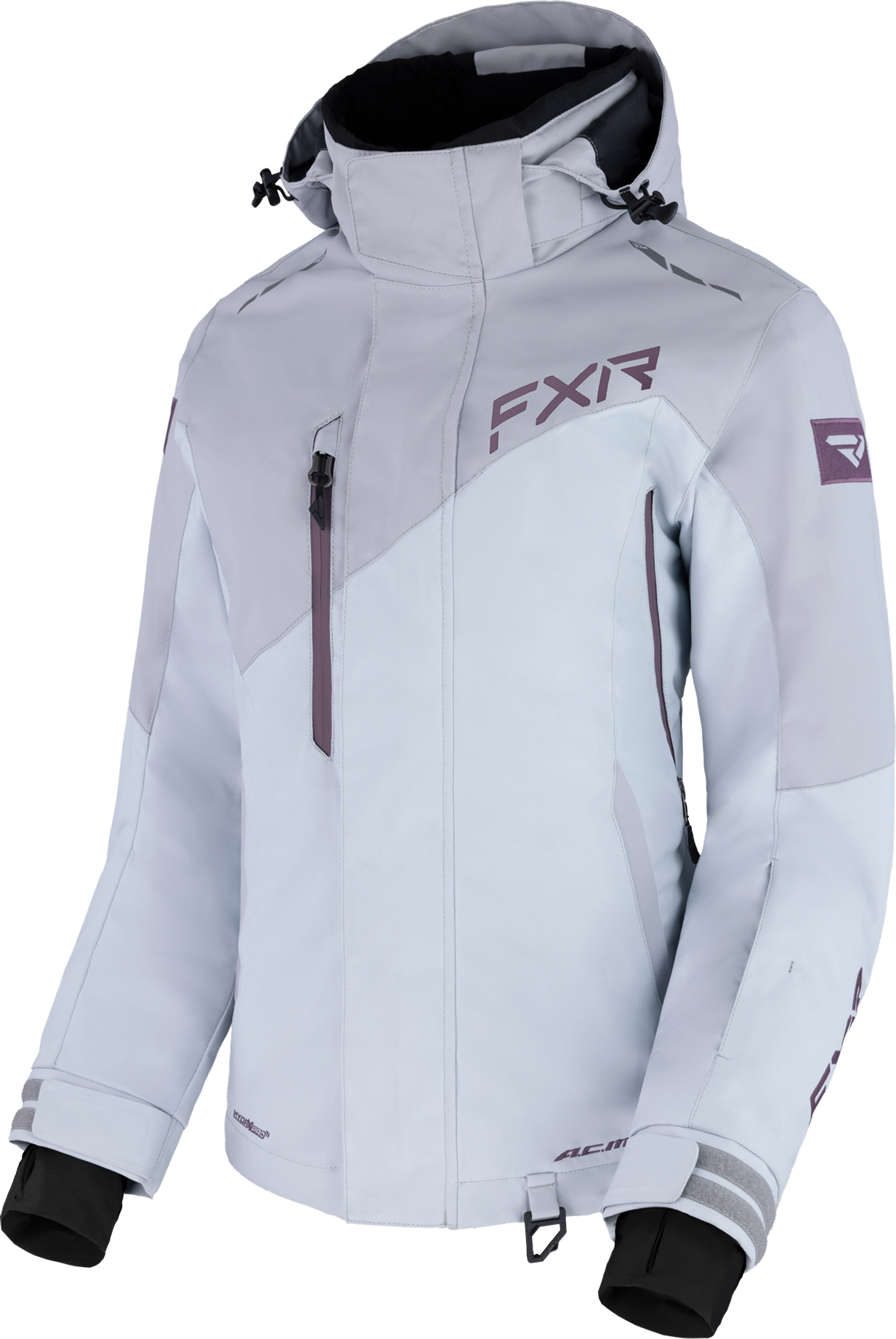 FXR Chaqueta de Nieve Mujer  Edge Gris-Uva