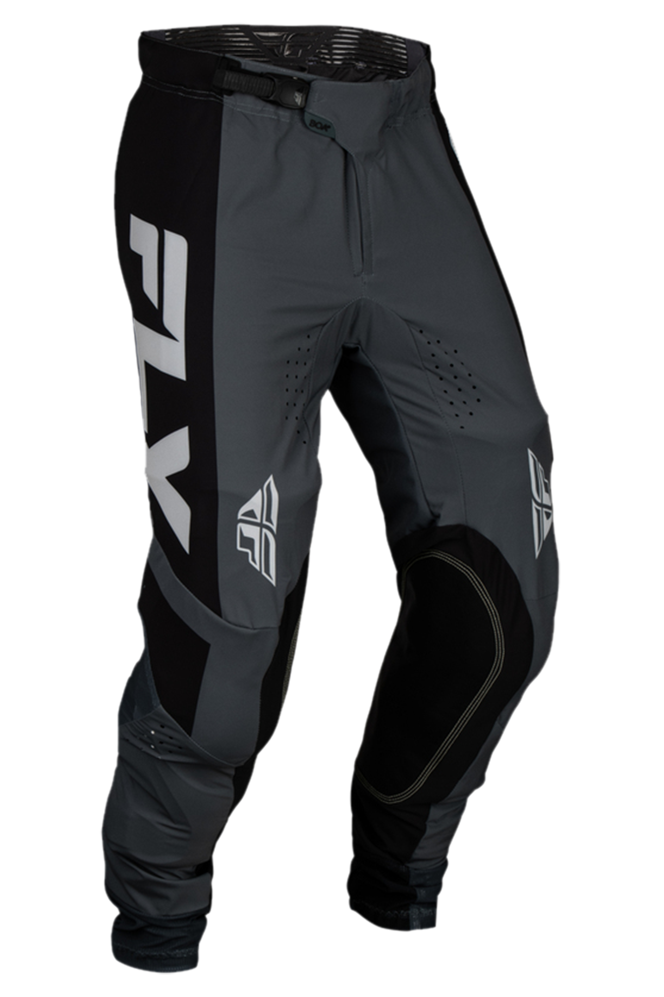 FLY Racing Pantalones de Cross  Lite Gris Oscuro