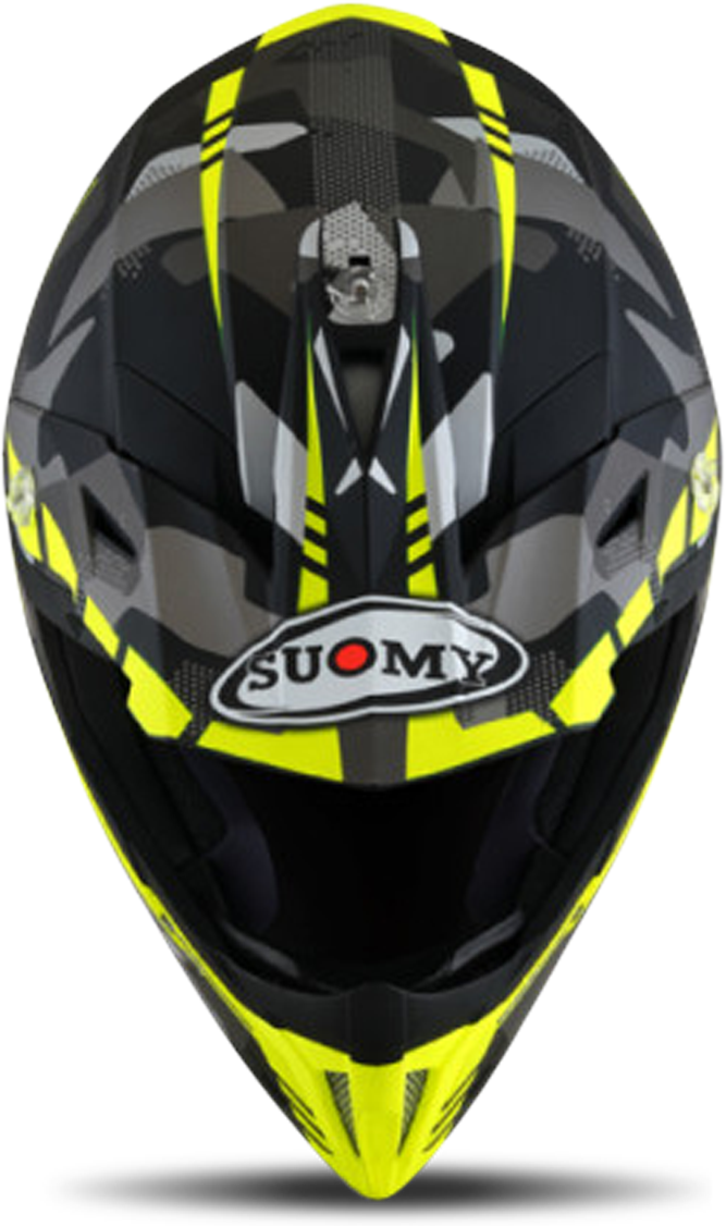 Suomy Visera de Casco  X-Wing Negro-Amarillo