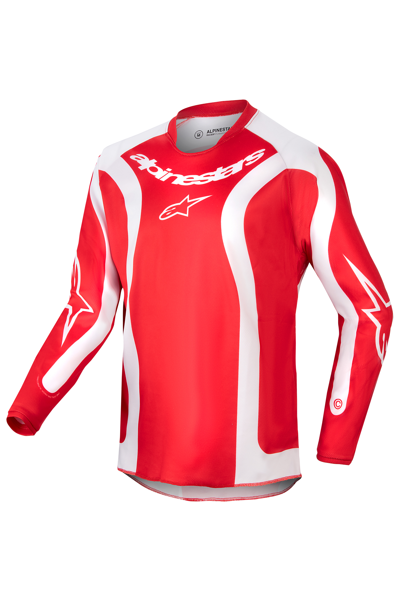 Alpinestars Camiseta de Cross Niño  Racer Lurv Rojo Marte-Blanco